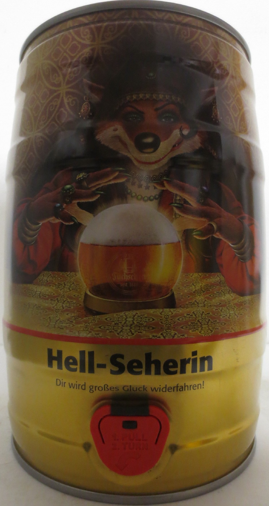 Füchschen Pils Hell-Seherin Dir wird großes Gluck wiederfahren! (5L) Nr.1 