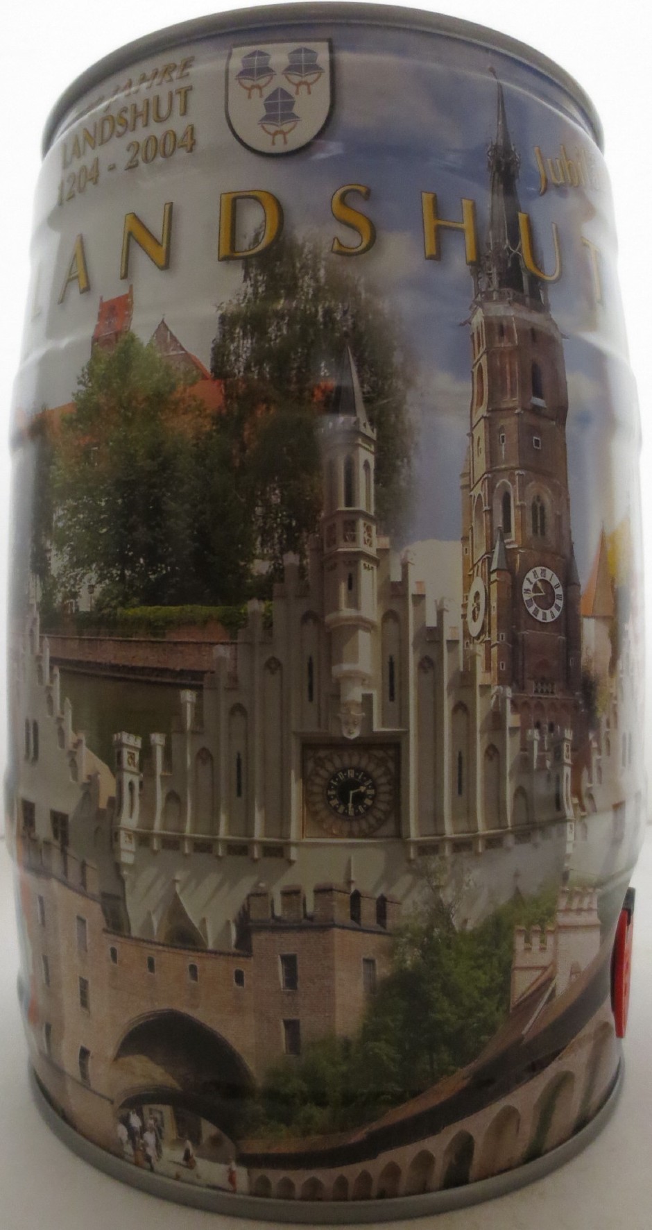 Wittmann Jubiläumsbier LANDSHUT 800 JAHRE 1204-2004 (5L) Nr.1 