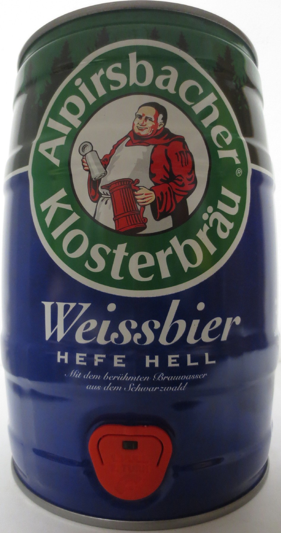 Alpirsbacher Klosterbräu Weissbier HEFE-HELL (5L) Nr.1 
