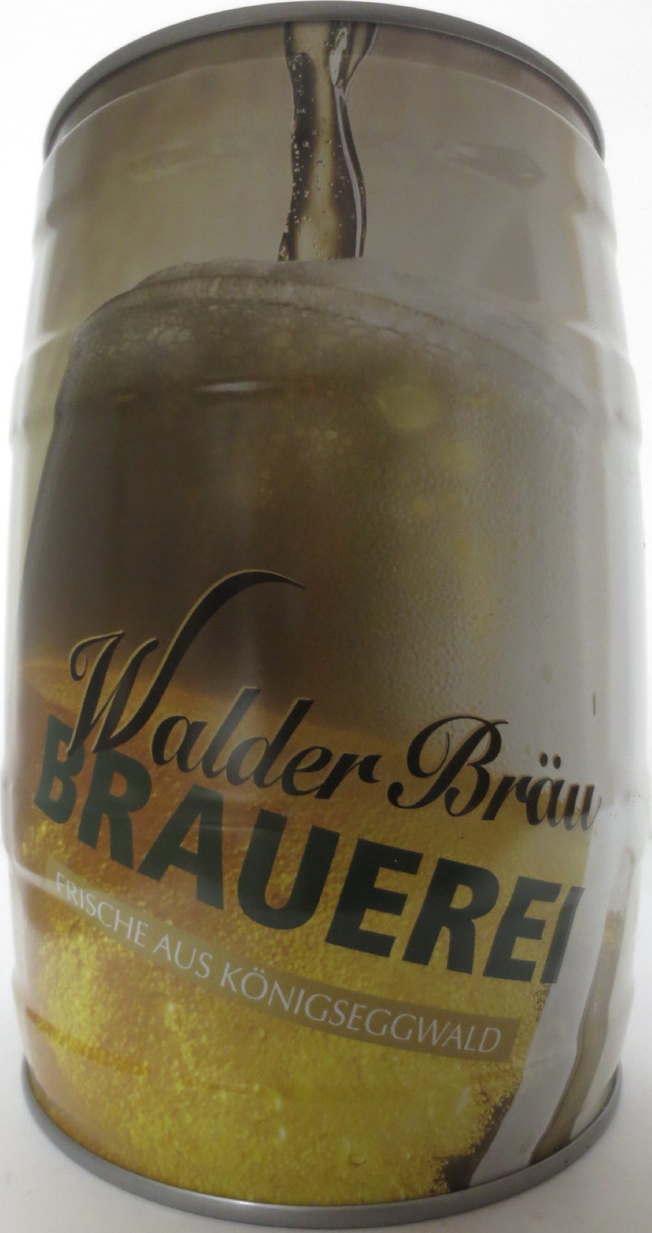 WalderBräu BRAUEREI FRISCHE AUS KÖNIGSEGGWALD (5L) Nr.1 