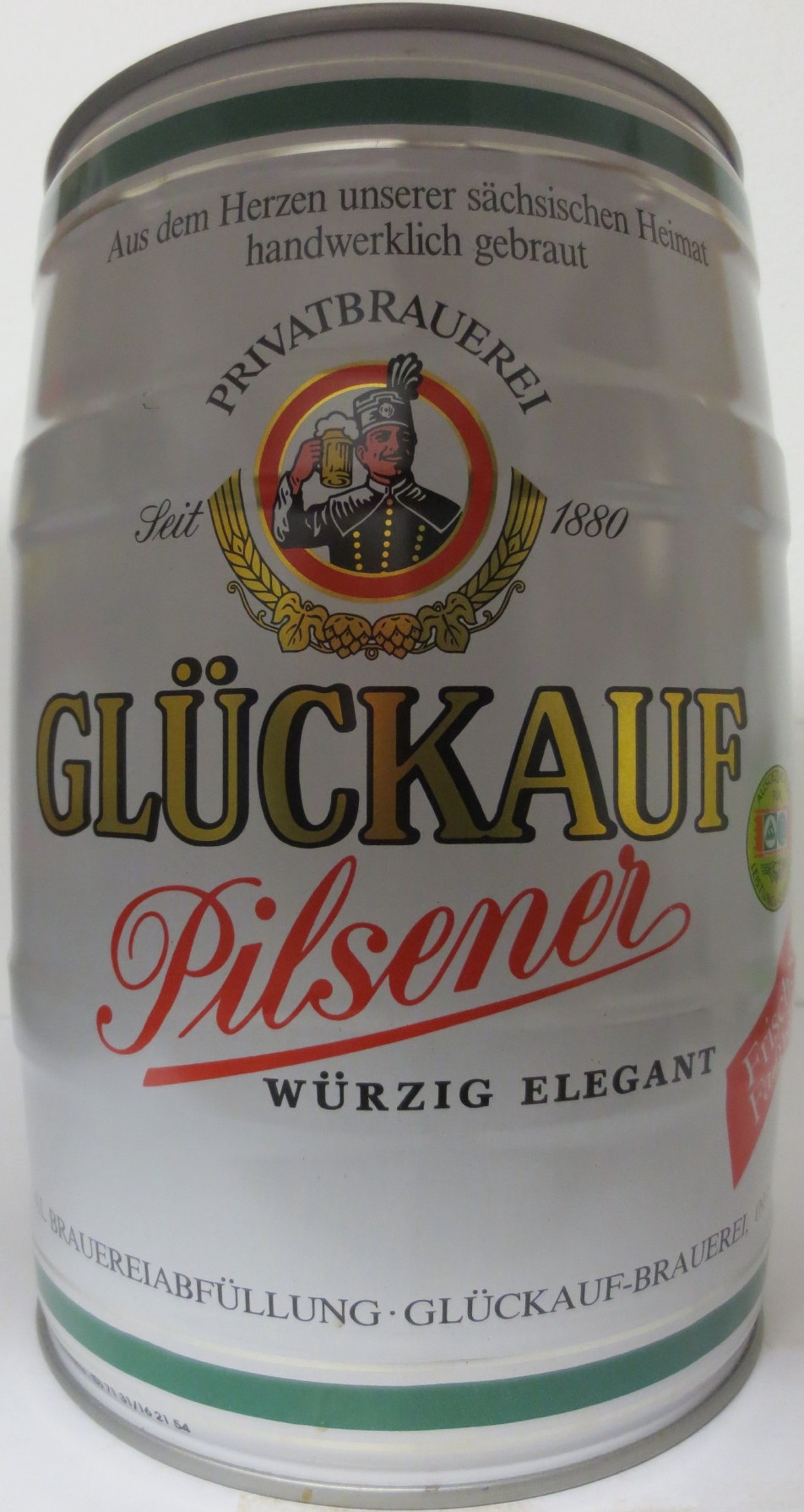 GLÜCKAUF Pilsener WÜRZIG ELEGANT (5L) Nr.1 