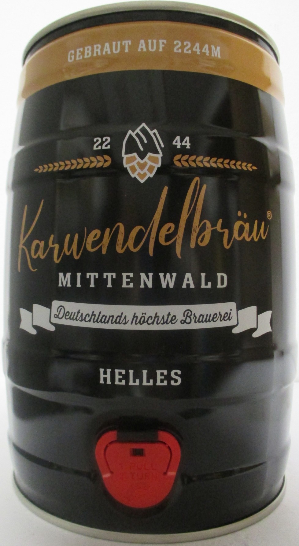 Karwendelbräu MITTENWALD HELLES Deutschlands höchste Brauerei (5L) Nr.1 