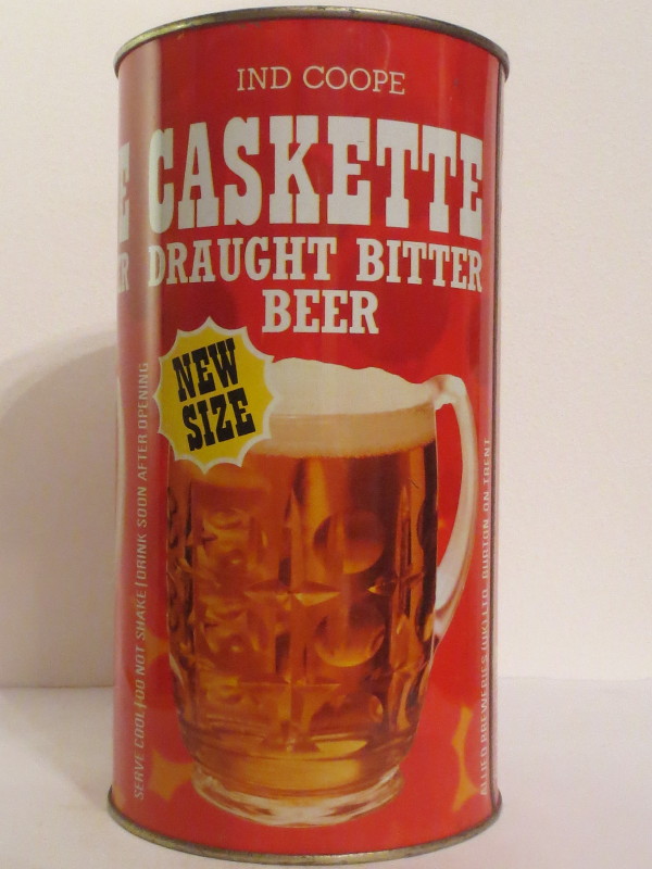 IND COOPE CASKETTE DRAUGHT BITTER BEER NEW SIZE (278cl)