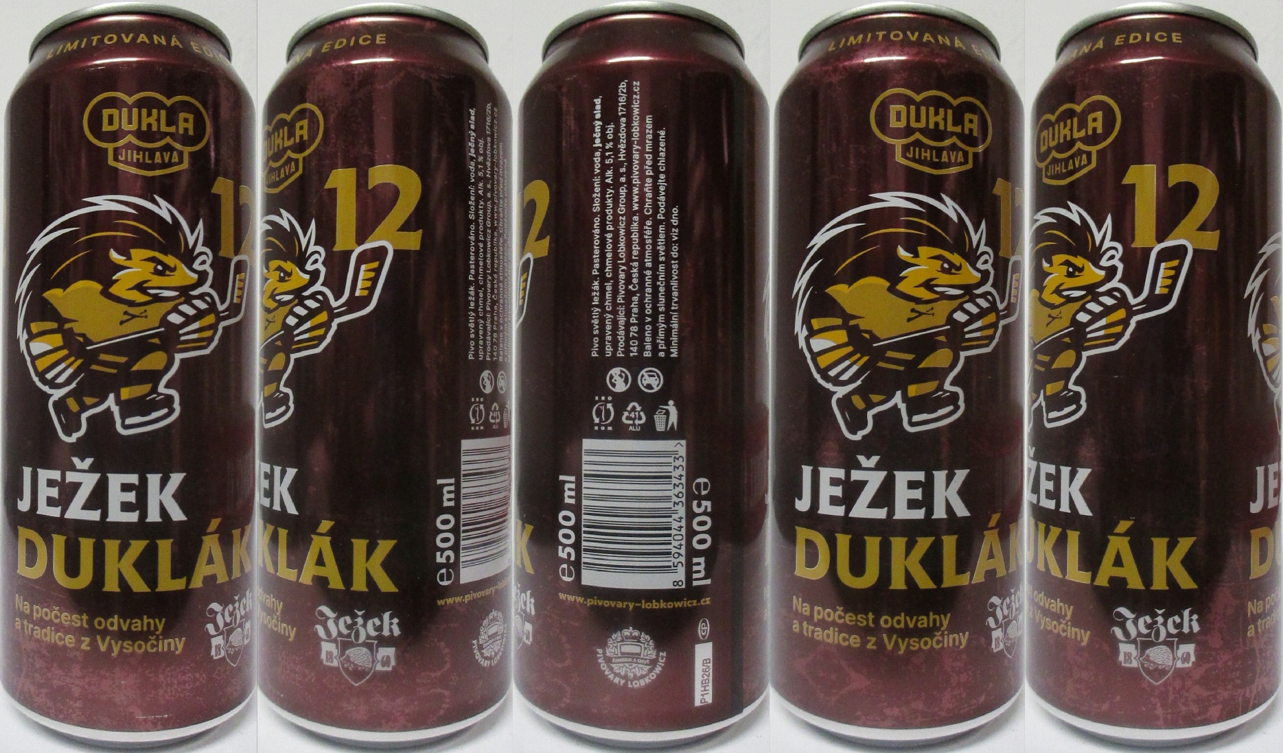 JEŽEK DUKLÁK DUKLA JIHLAVA (CZ) (50cl) (B/O) č.1 