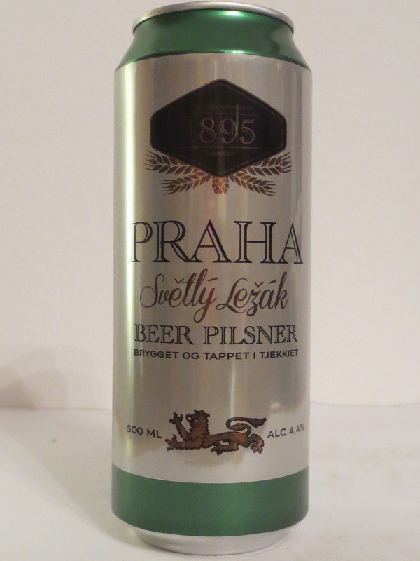 PRAHA Světlý Ležák BEER PILSNER (50cl) (B/O)