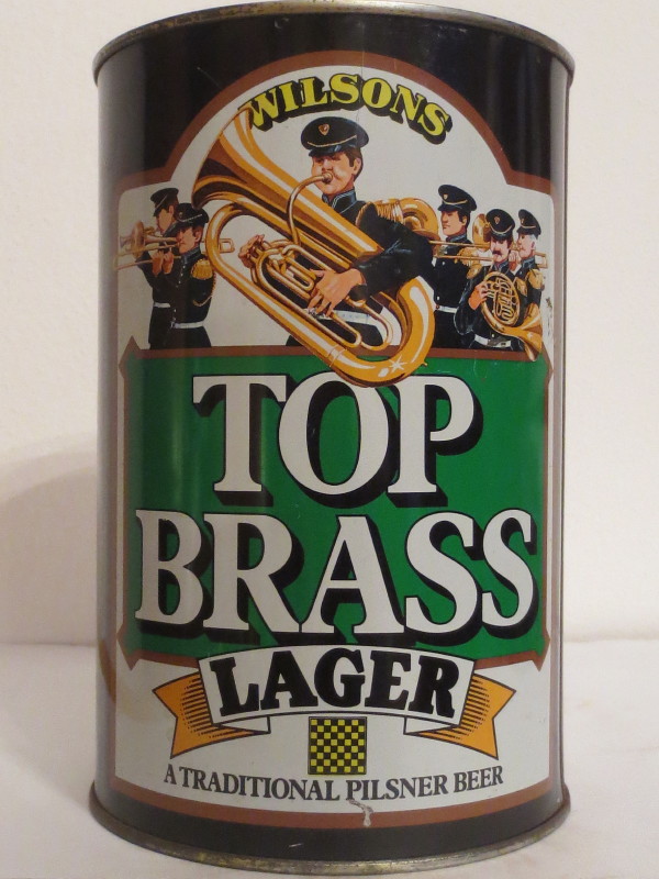 WILSONS TOP BRASS LAGER (222cl)