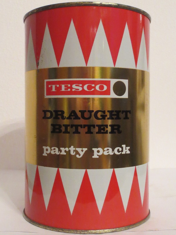 TESCO DRAUGHT BITTER party pack (221cl)
