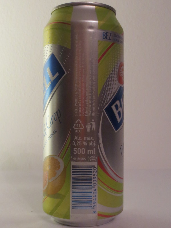 BIRREL Pomelo & Grep NEALKOHOLICKÝ RADLER (50cl) (B/O)