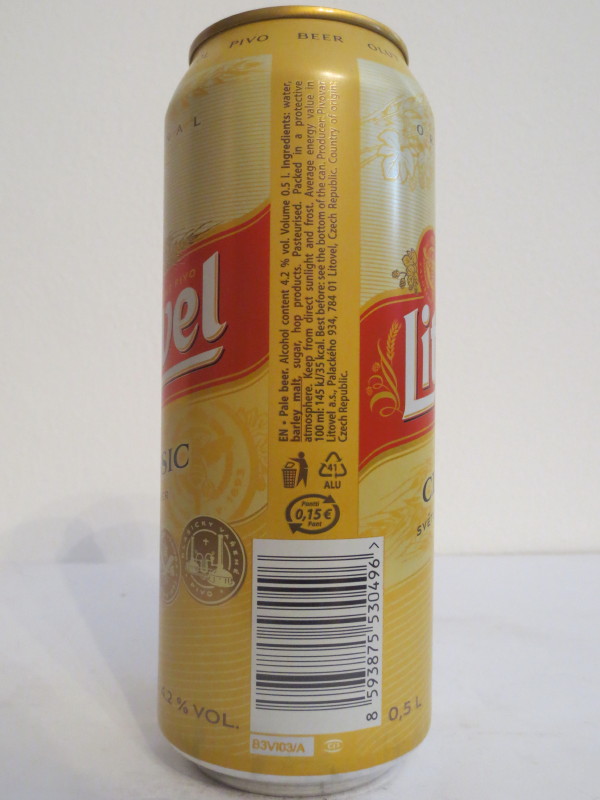 Litovel CLASSIC PALE BEER (50cl) (B/O)