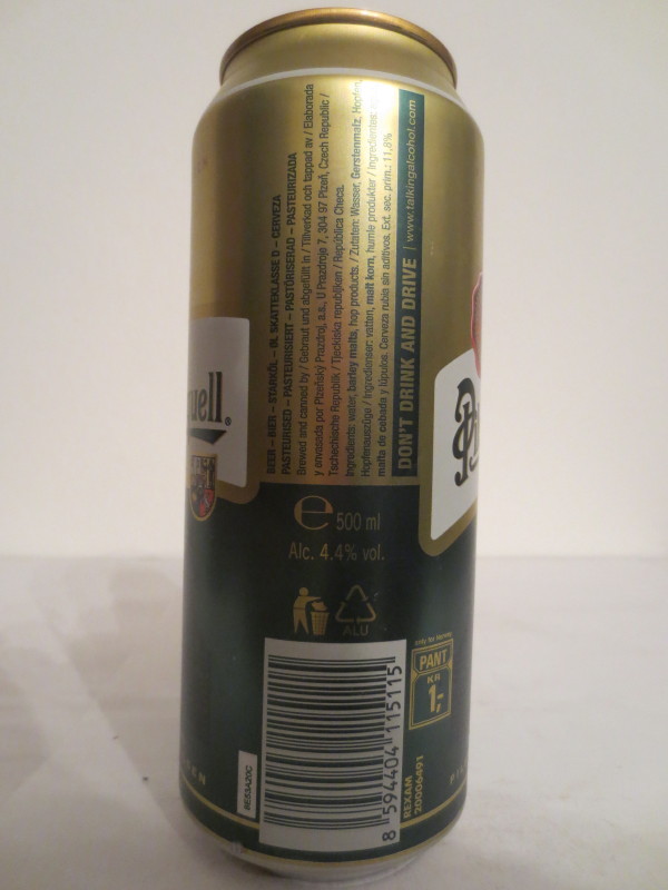Pilsner Urquell export do Norska (50cl) (B/O)