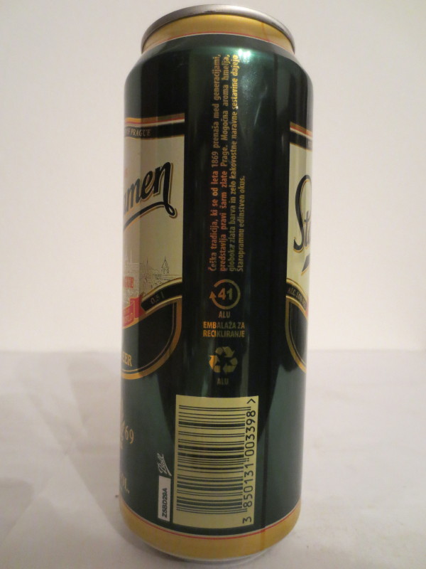 Staropramen PRAGUE PREMIUM BEER (50cl) (B/O)