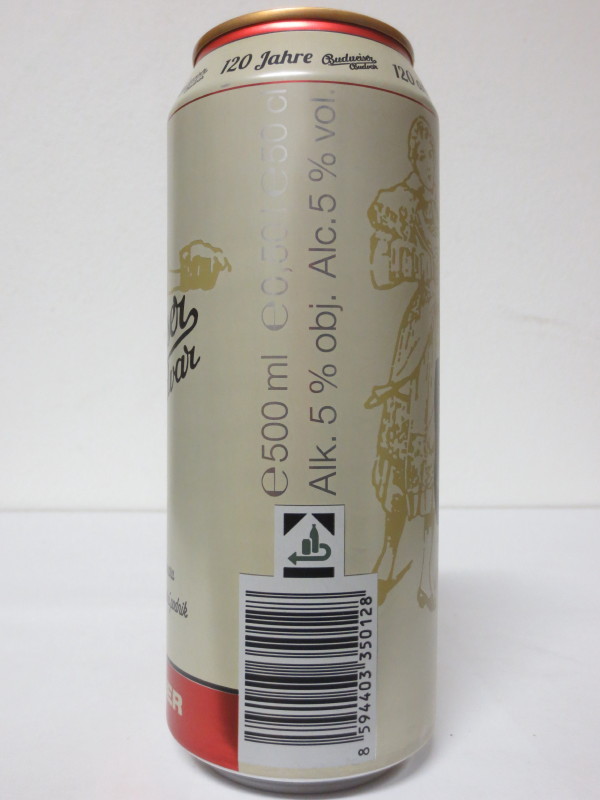 Budweiser Budvar BUDWEISER (50cl)