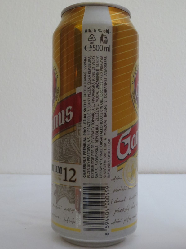 Gambrinus PREMIUM 12 (50cl) (B/O) 