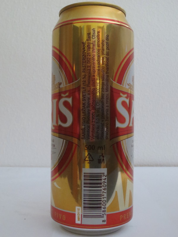 ŠARIŠ 12% (50cl) (B/O)