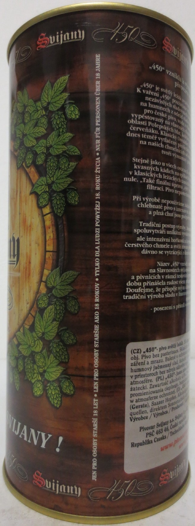 Svijany 450 Prémiový ležák 1564 (200cl) č.1 