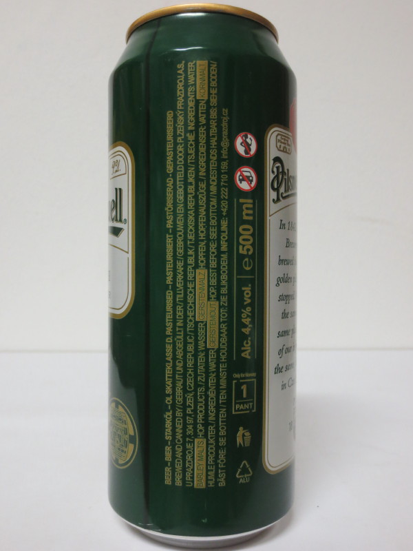 Pilsner Urquell BREWED IN PLZEŇ, CZECH THE ORIGINAL PILSNER IMPORTED (50cl) Nr.1