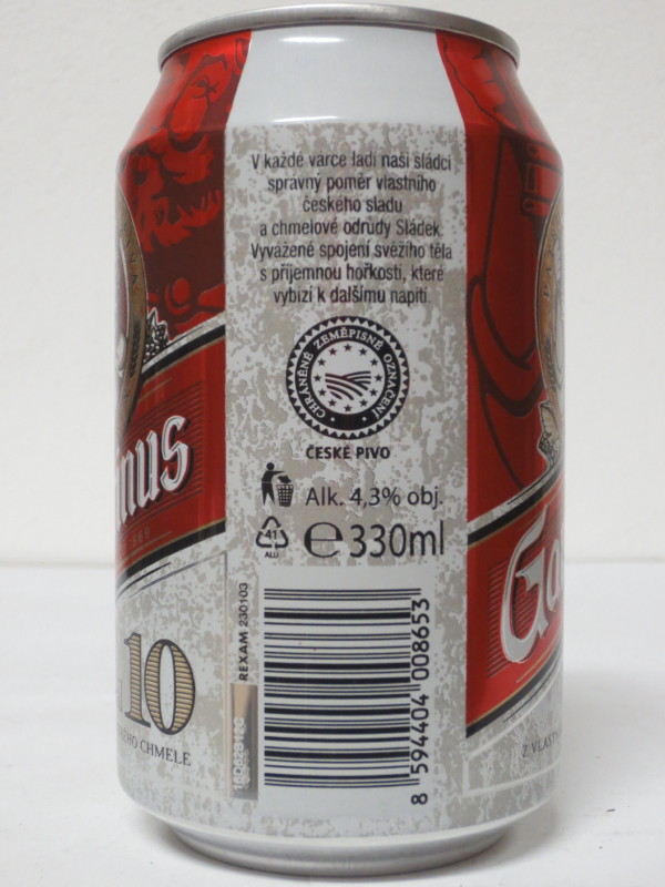 Gambrinus Original 10 č.1 (33cl) (B/O)