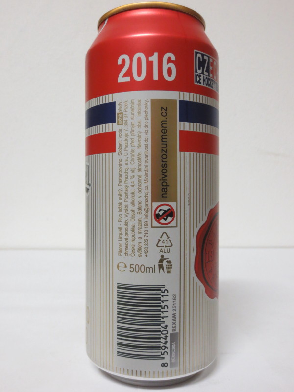 Pilsner Urquell SPOLEČNĚ PRO ČESKÉ ZLATO (50cl)