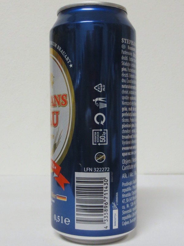 STEPHANS BRÄU Hefe-Weizen NATURTRÜB (50cl)