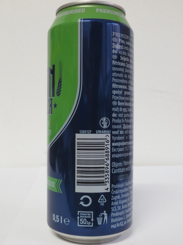 LEON STEINER PREMIUM LAGER BEER UNPASTURISED (50cl)