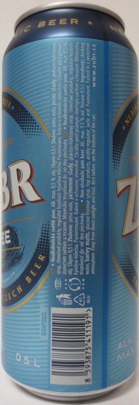 ZUBR FREE PREMIUM QUALITY (50cl) (B/O) č.1
