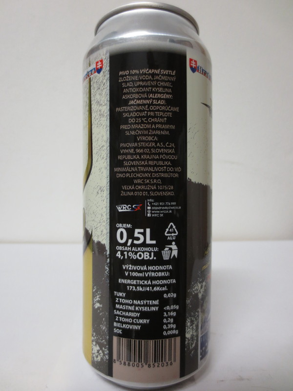 Bufet pod hradom Strečno PIVO 10% VÝČAPNÉ SVETLÉ (50cl)