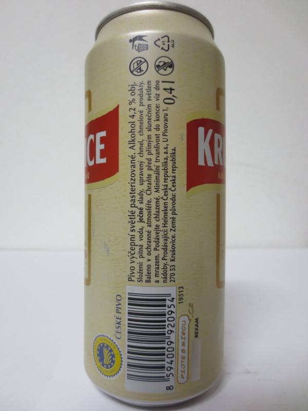 KRUŠOVICE KRÁLOVSKÝ PIVOVAR 10 (40cl) - matná verze č.2