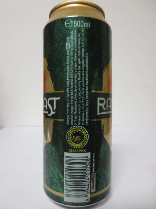 RADEGAST RYZE HOŘKÁ 12 (50cl) č.2