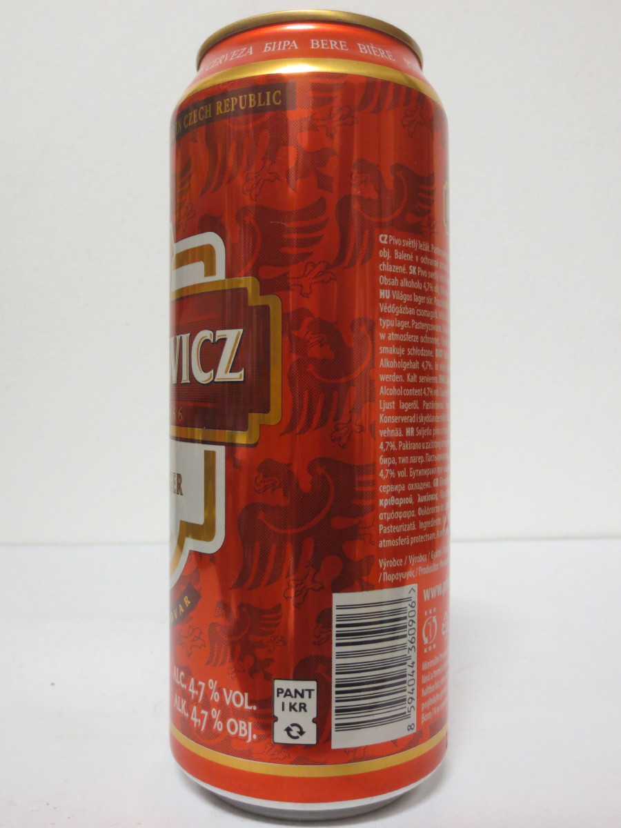 LOBKOWICZ LEŽÁK LAGER PREMIUM KNÍŽECÍ PIVOVAR (50cl) (B/O)