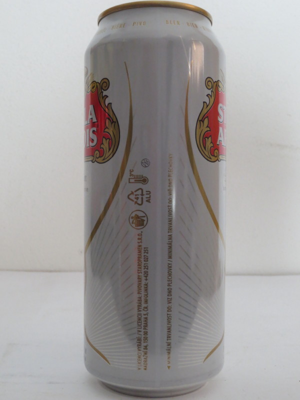 STELLA ARTOIS Belgium BREWING EXPERTISE PREMIUM LAGER BEER (50cl) (B/O) (CZ)