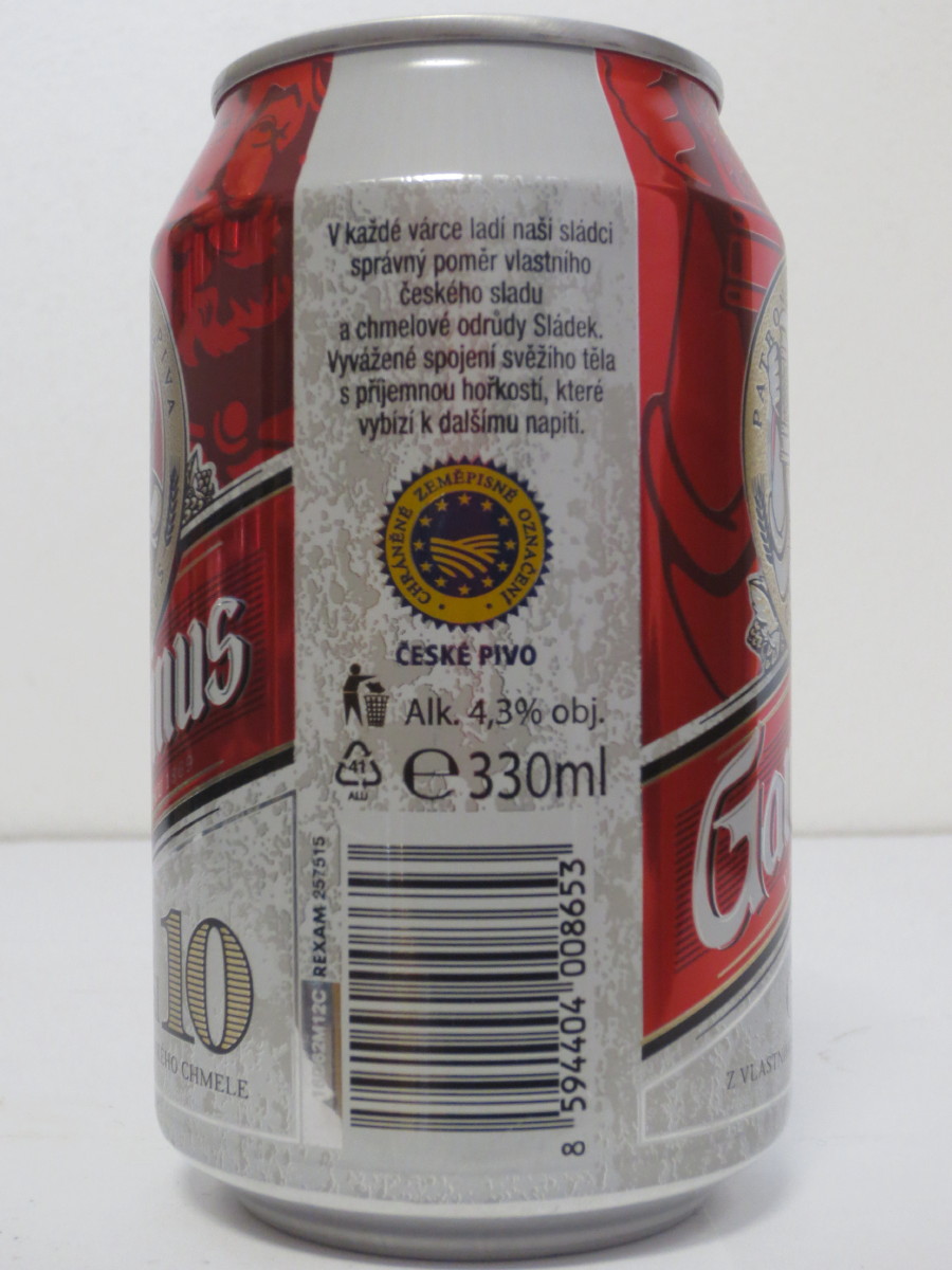 Gambrinus Originál 10 č.2 (33cl) (B/O)