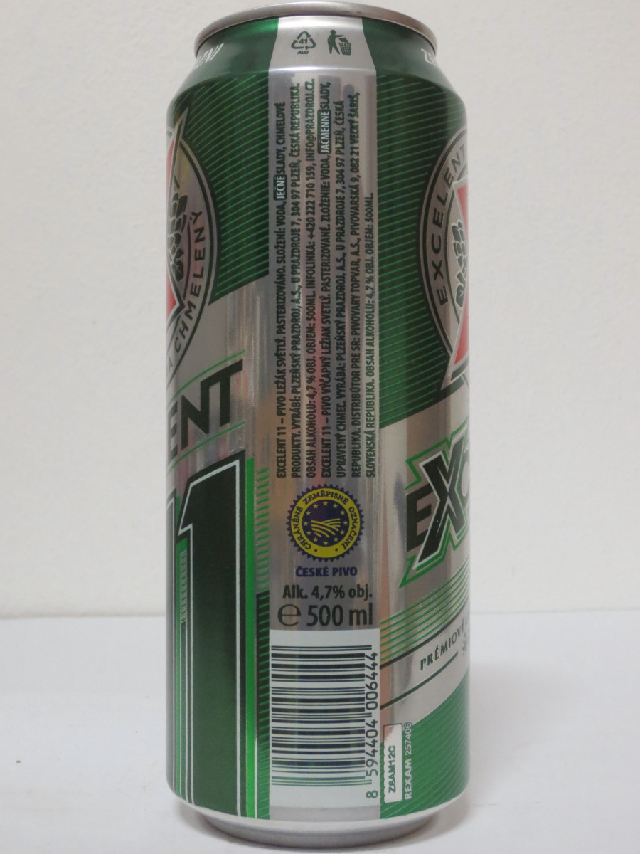 EXCELENT EXTRA CHMELENÝ 11 ZROZEN V PLZNI č.2 (50cl) (B/O)