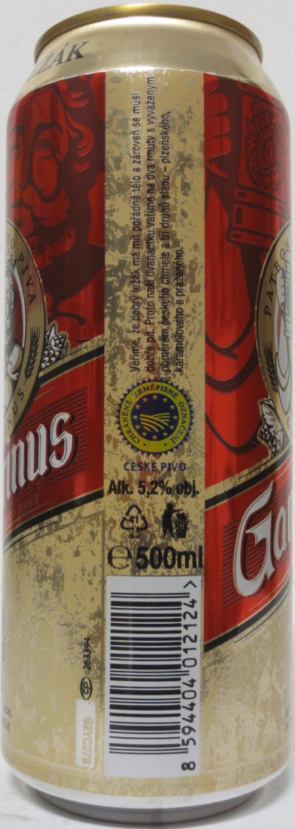 Gambrinus 12 Plná (CZ+SK) (50cl) (B/O) č.1