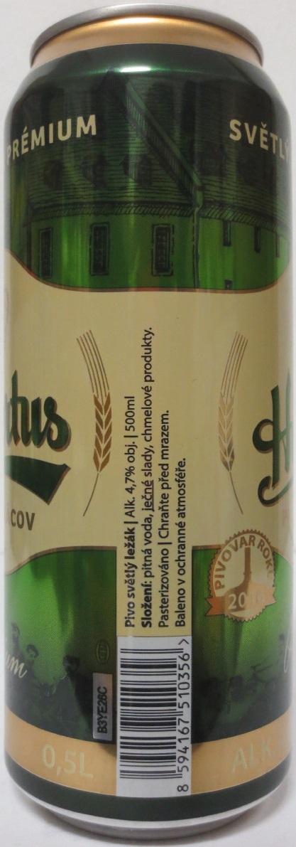 Hubertus PIVOVAR KÁCOV 1457 Premium (50cl) (B/O) č.1
