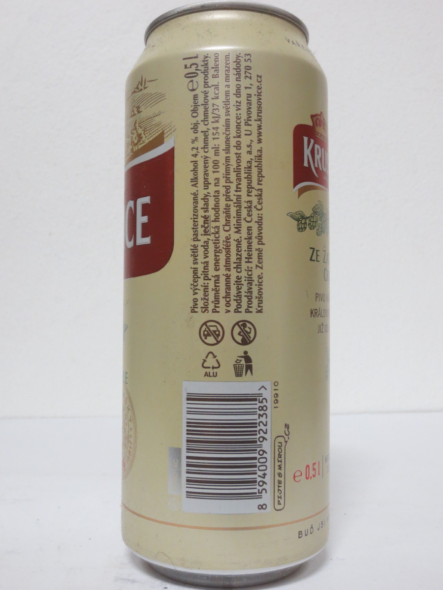 KRUŠOVICE KRÁLOVSKÝ PIVOVAR 10 ZE ŽATECKÉHO CHMELE (50cl) (B/O)
