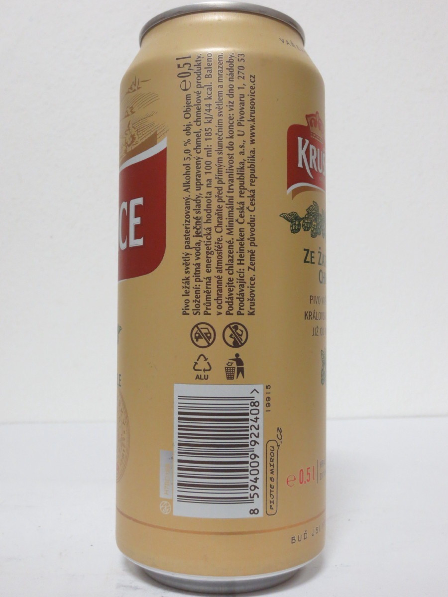 KRUŠOVICE KRÁLOVSKÝ PIVOVAR 12 ZE ŽATECKÉHO CHMELE (0,5L) (B/O)