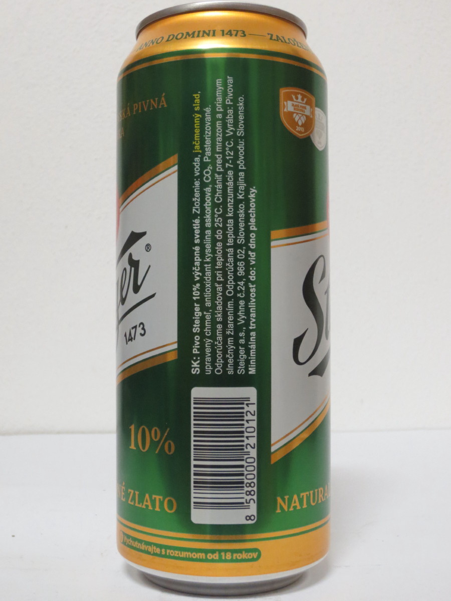 Steiger 1473 10% ČISTO PRIRODNÉ ZLATO (50cl) (B/O) č.2