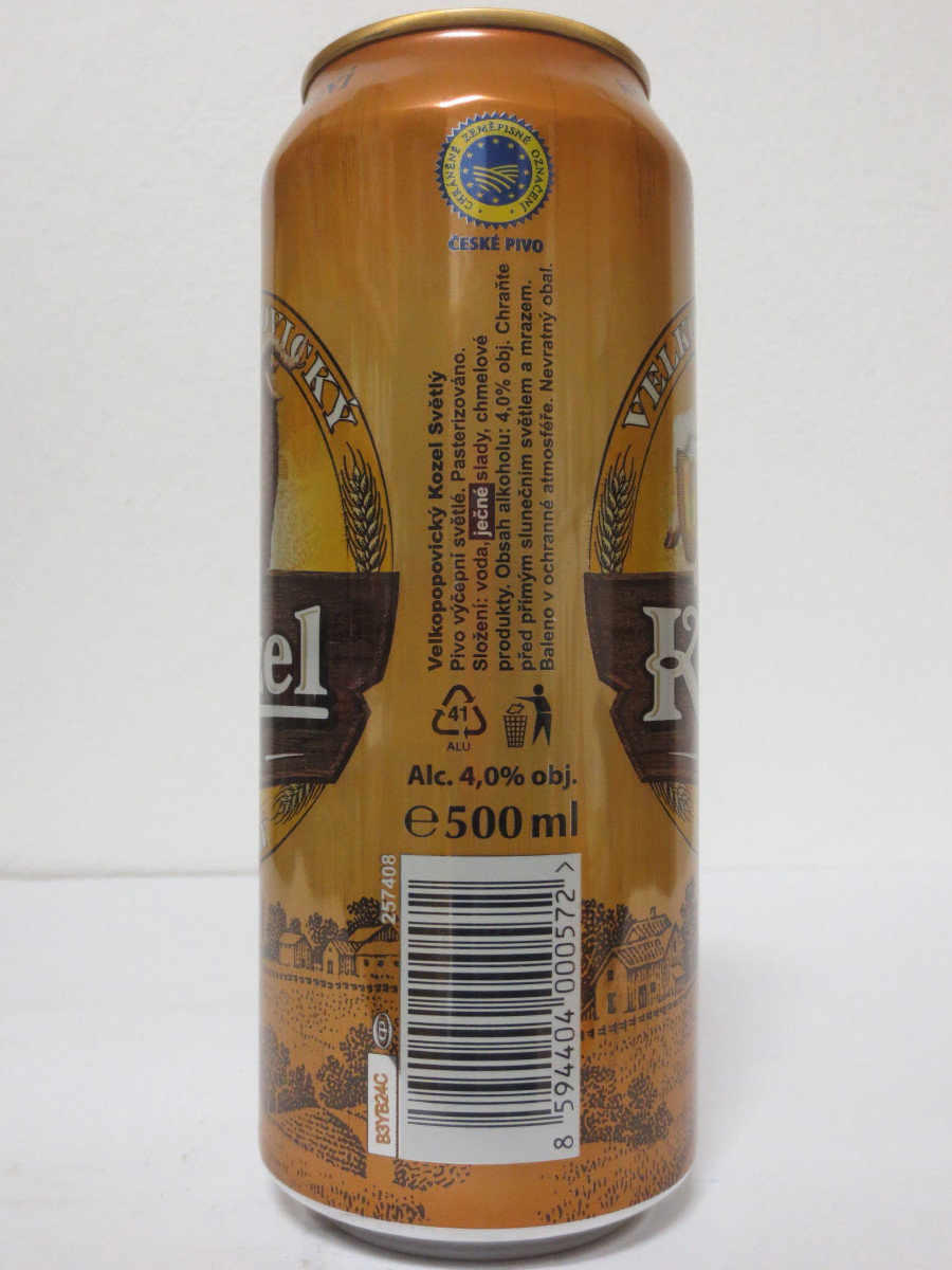 VELKOPOPOVICKÝ Kozel 1874 SVĚTLÝ č.2 (50cl) (B/O)