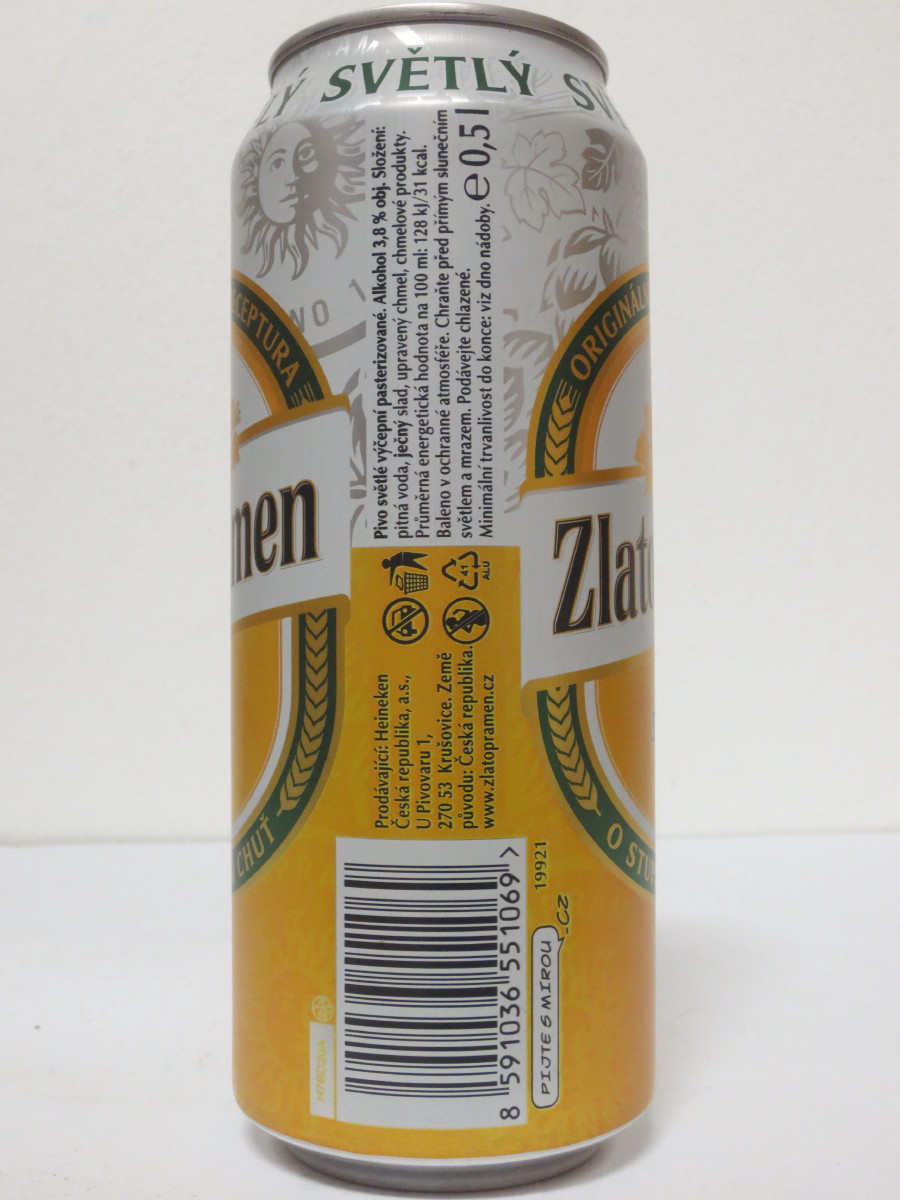 Zlatopramen SVĚTLÝ O STUPEŇ LEPŠÍ CHUŤ (50cl) (B/O)