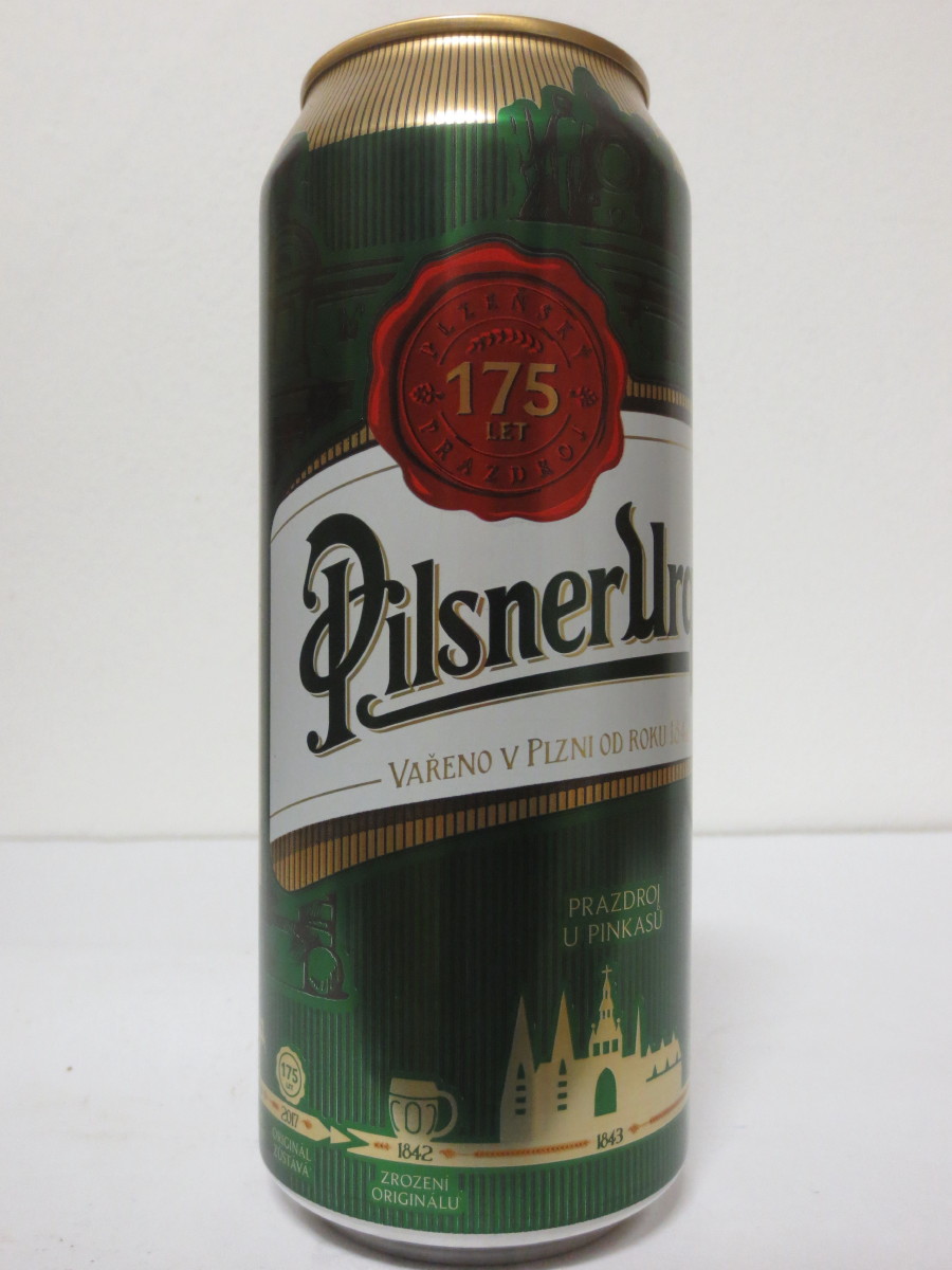 Pilsner Urquell 175 let - série 2017 -  1843 PRAZDROJ U PINKASŮ (50cl) (B/O)