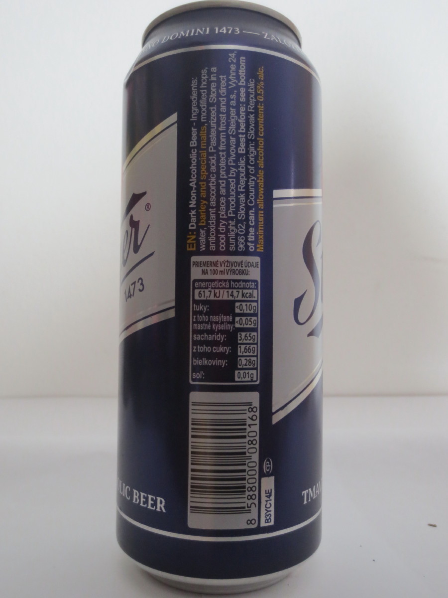 Steiger 1473 DARK NON-ALCOHOLIC BEER (50cl) (B/O)