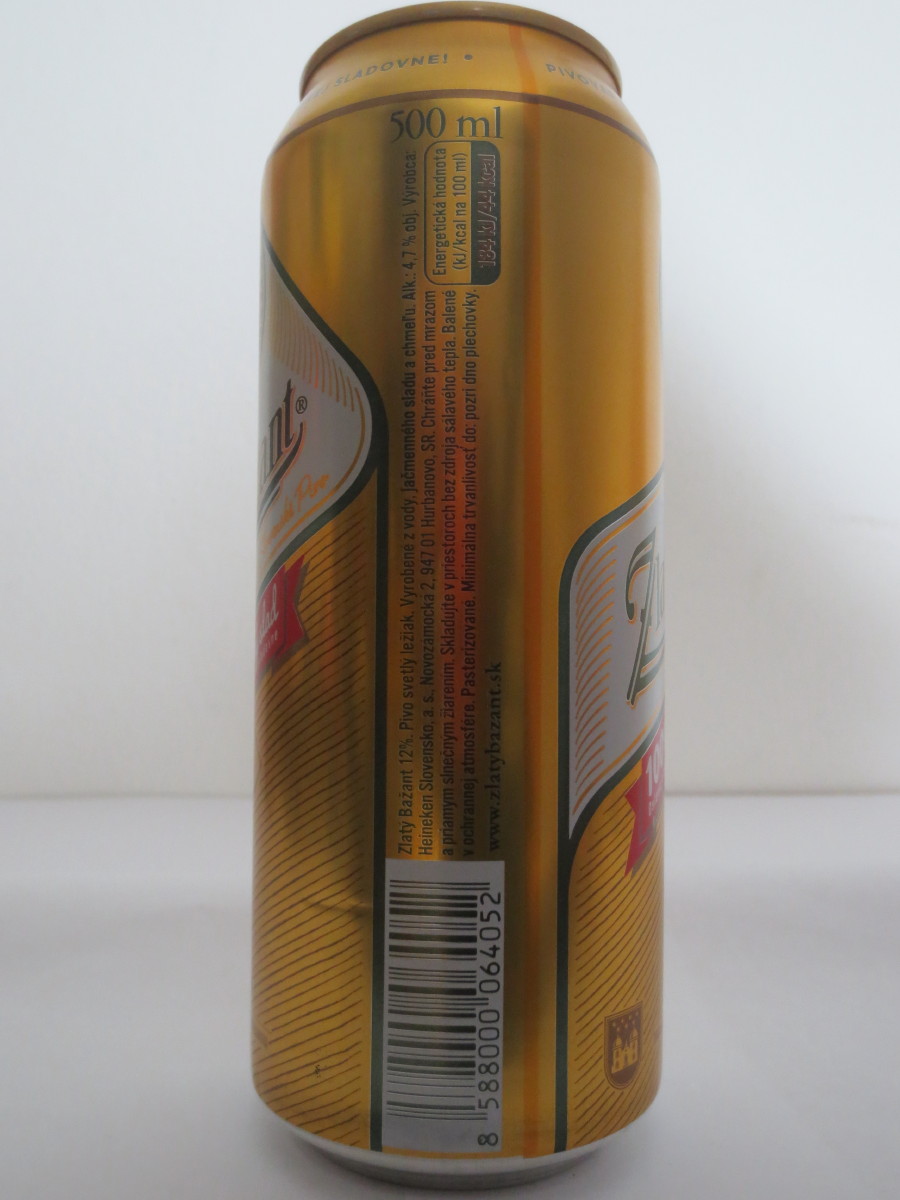 Zlatý Bažant 12% LEŽIAK 100% hurbanovský slad (50cl) (B/O)