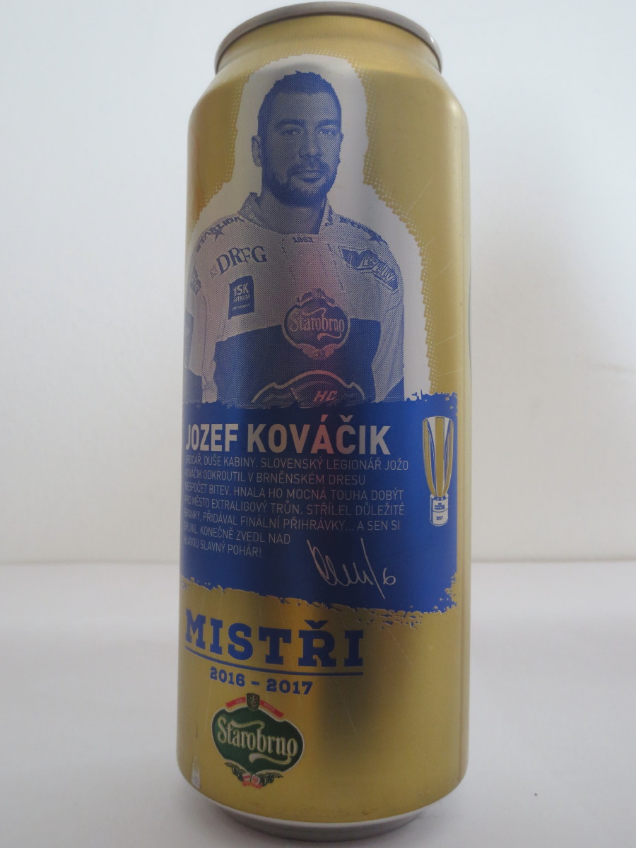 Starobrno MEDIUM Morava MISTŘI 2016-2017 KOMETA - 6 JOZEF KOVÁČIK (50cl) (B/O)
