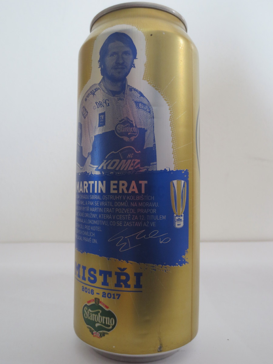 Starobrno MEDIUM Morava MISTŘI 2016-2017 KOMETA - 10 MARTIN ERAT (50cl) (B/O)