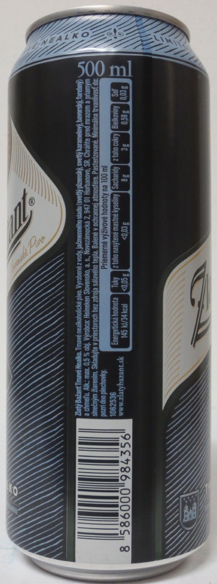 Zlatý Bažant TMAVÉ NEALKO (50cl) (B/O)