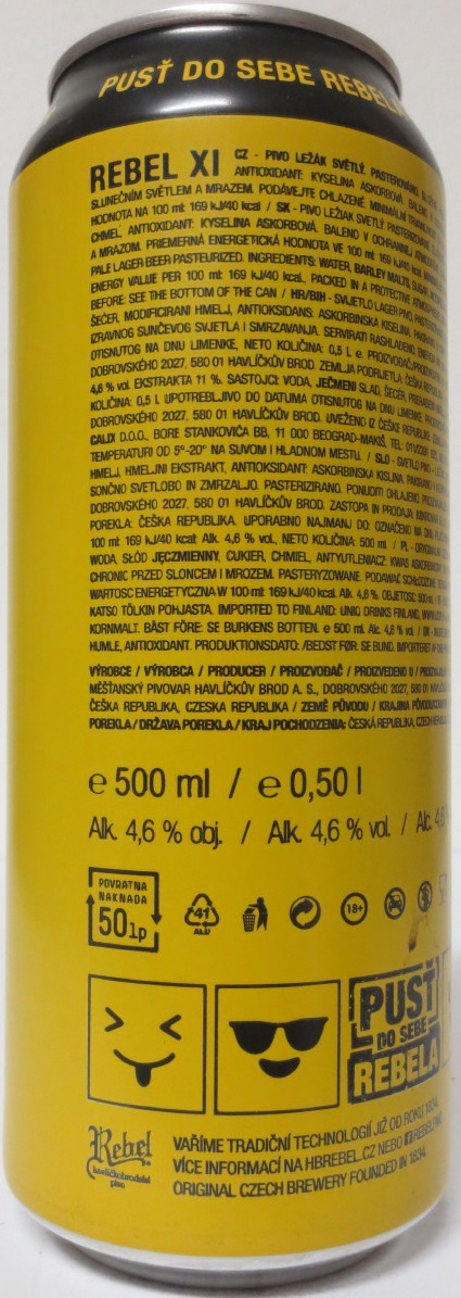 Rebel XI (50cl) (B/O) č.1