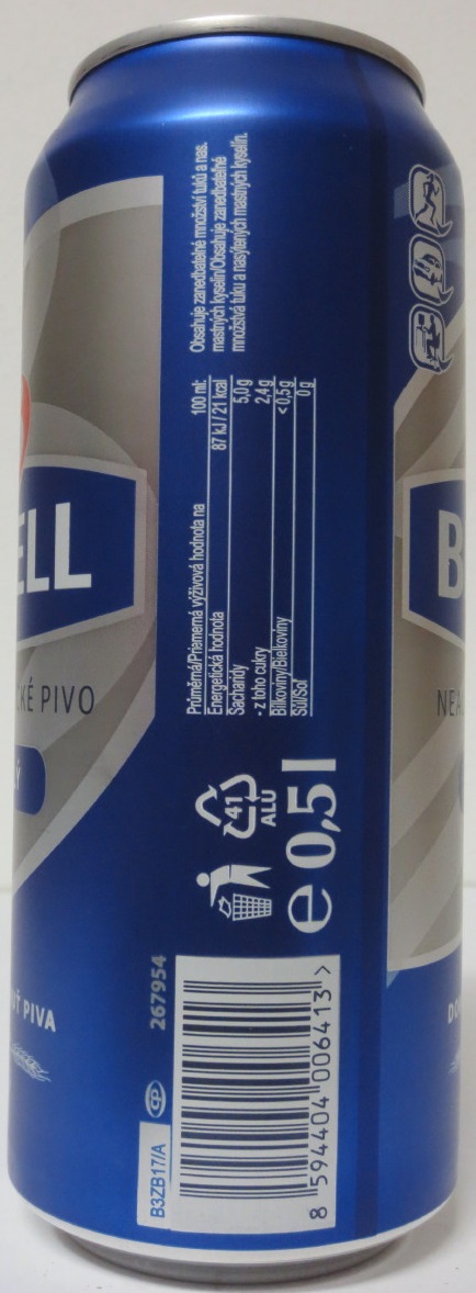 BIRELL NEALKOHOLICKÉ PIVO SVĚTLÝ č.2 (50cl) (B/O)