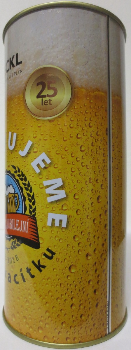 Svijany SVIJANSKÝ RYTÍŘ HECKL HECKLOVO JUBILEJNÍ OSLAVUJEME pětadvacítku (200cl) č.1 