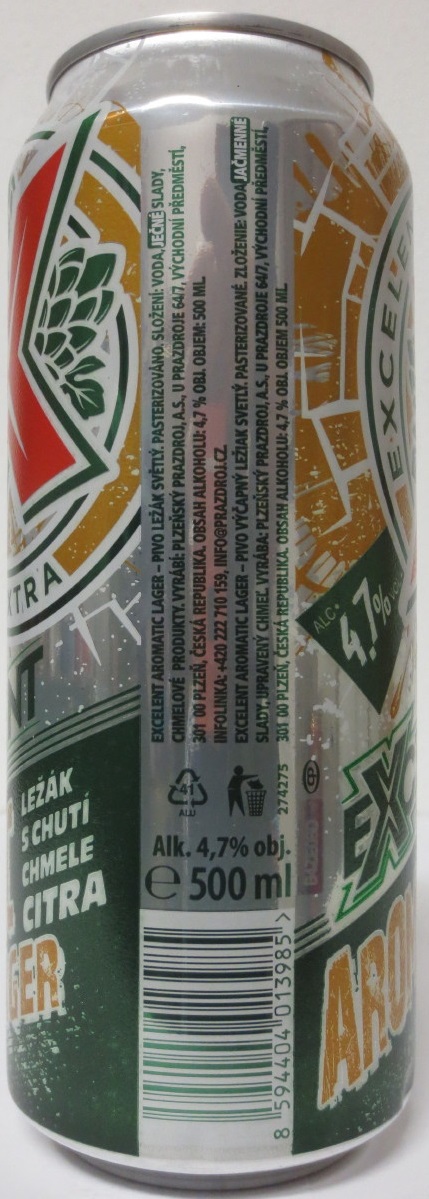 EXCELENT AROMATIC LAGER (50cl) (B/O)