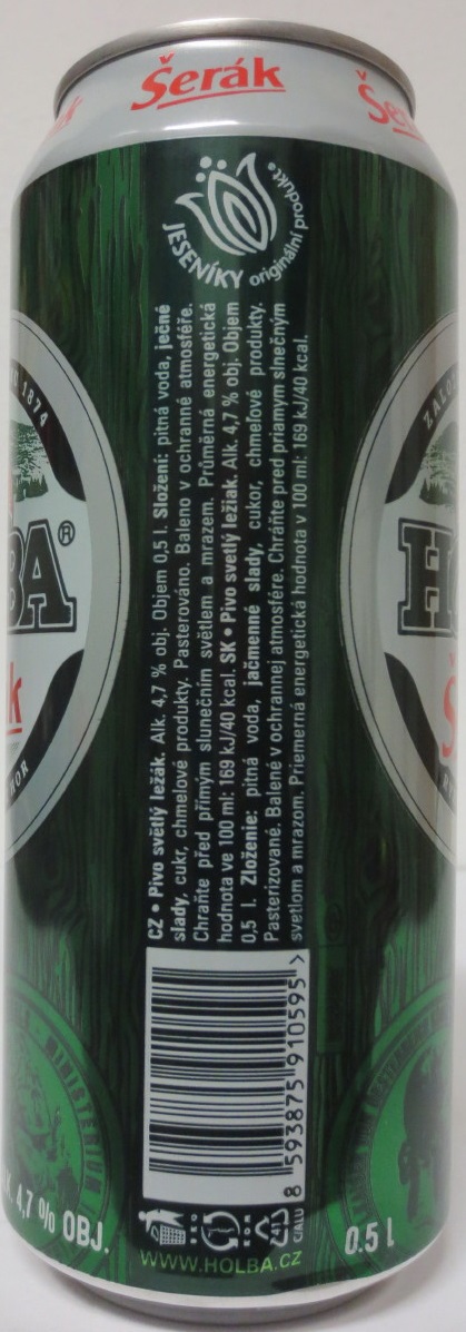 HOLBA Šerák 11 (50cl) (B/O) č.1